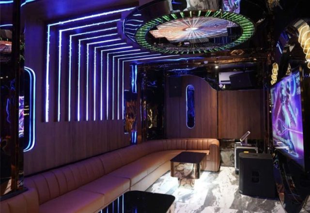 Không gian phòng hát tại Karaoke Joker 36 Hồng Tiến, karaoke Long Biên Hà Nội