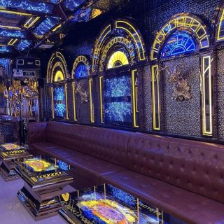 Hệ thống đèn LED trong phòng hát Karaoke Apollo, Xuân La, Hà Nội