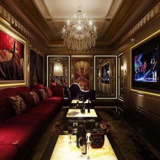 Nội thất phòng hát Karaoke Galaxy, Trần Duy Hưng, Hà Nội