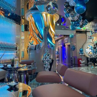 Nội thất phòng karaoke tại V-Party 05 Hồ Đắc Di, Đống Đa Hà Nội