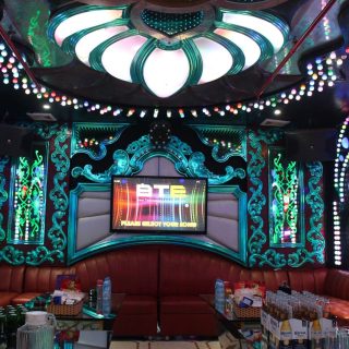 Không gian ca hát tại Karaoke Binbo, ngõ 81 Láng Hạ, quận Đống Đa, Hà Nội