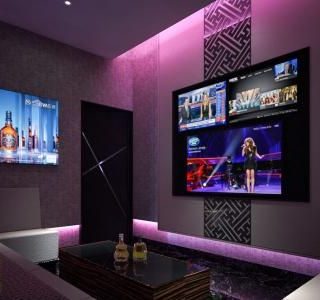 Phòng hát với thiết kế sang trọng tại Karaoke Zone 9, Nguyễn Tuân, Hà Nội