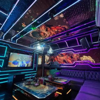 Phòng hát phong cách hiện đại tại Karaoke Sol, Cầu Giấy